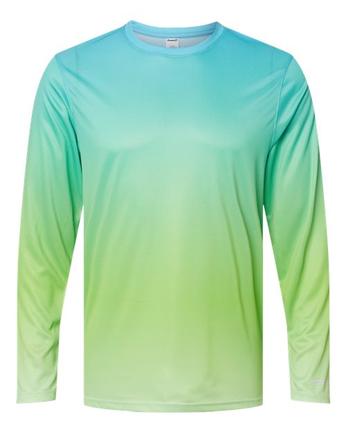Unisex Barbados Performance Pin Dot Long Sleeve T-Shirt - 10527