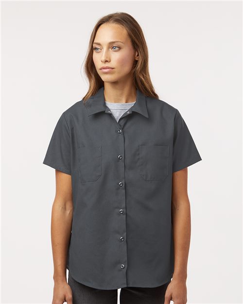 Women's Industrial Short Sleeve Work Shirt - 9963