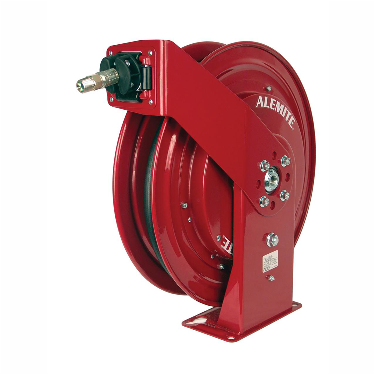 Alemite Hose Reel, 1/4" x  50' Hose - Grease
