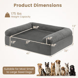 Dog Crate Furniture & Cooling Gel Dog Bed for Small and Medium Dogs