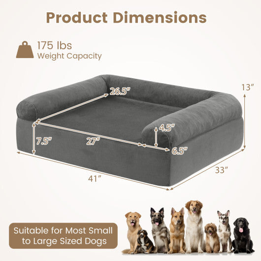 Dog Crate Furniture & Cooling Gel Dog Bed for Small and Medium Dogs