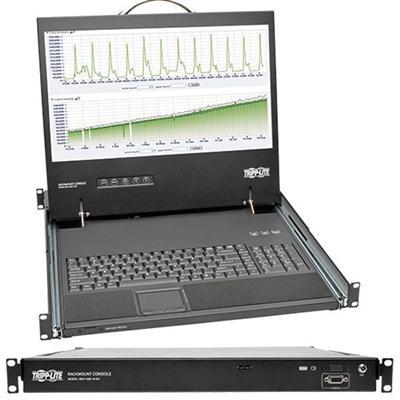 1U Short KVM Console w 19" LCD