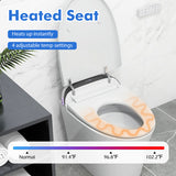 One-Piece Elongated Smart Toilet Bidet 1.28 GPF  Dual-flush