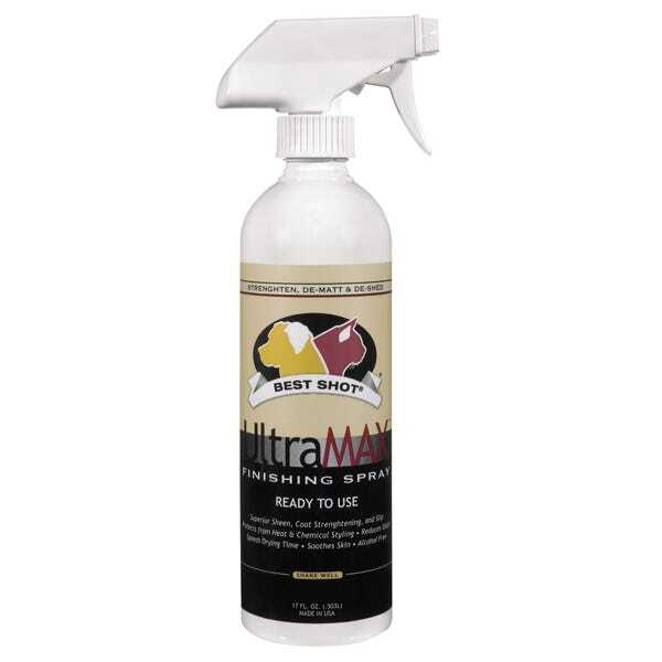 Best Shot UltraMAX Pro Dog Grooming Finishing Spray 34 oz
