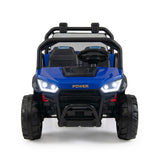 24V Kids Ride on Dump Truck with Electric Dump Bed  2-Seater 4WD - Color: Navy