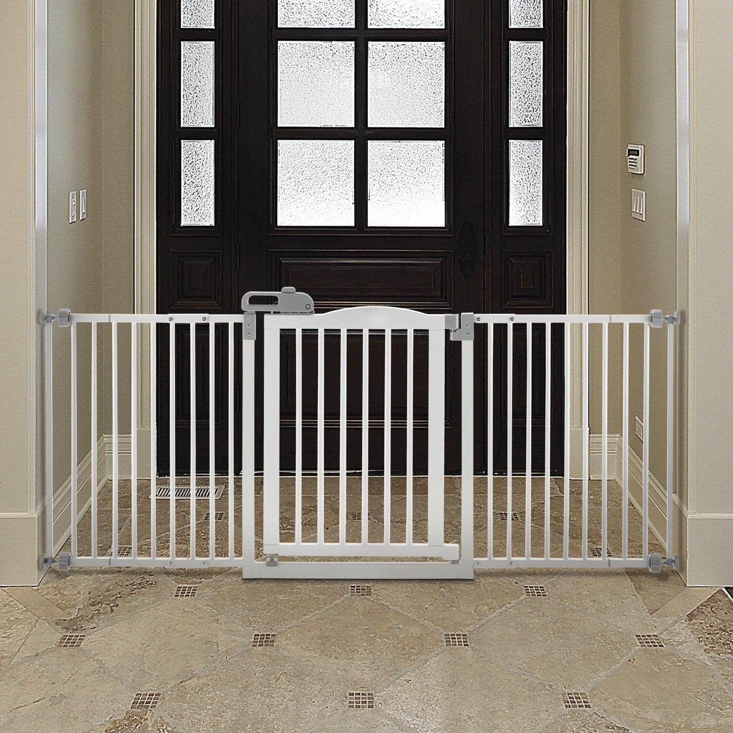 Richell One Touch Gate II Wide in White