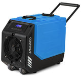 190 PPD Commercial Dehumidifier with Pump and 2 Wheels-Yellow