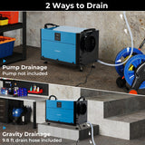 192 Pint Crawl Space Dehumidifier with 3 Modes and 24H Timer-White