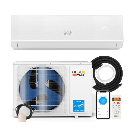 SEERXtreme Series ENERGY STAR Certified 18000 BTU 25 SEER2 208-230V Mini Split Heat Pump Heating at -13?&deg;F - Color: White - Size: 18000 BTU