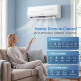 Blast Series 9100 BTU 19 SEER2 208-230V Mini Split Air Conditioner with Heat Pump
