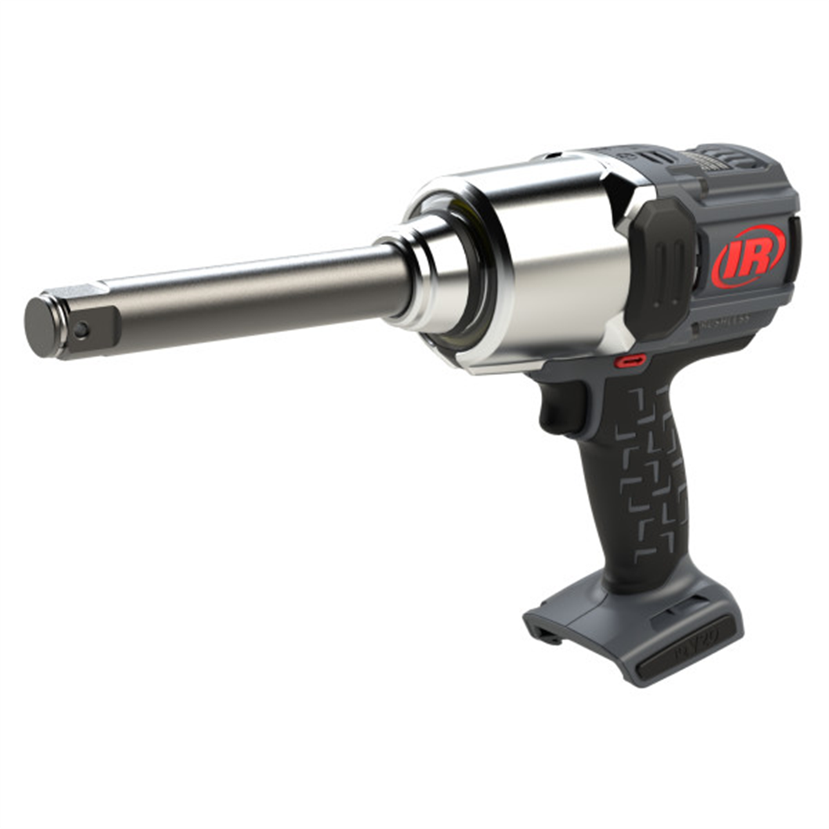 Ingersoll Rand 1" 20V Cordless Impact Wrench Bare Tool, 2000 ft-lb Torque, 6" Extended Anvil, Friction Ring, Pistol