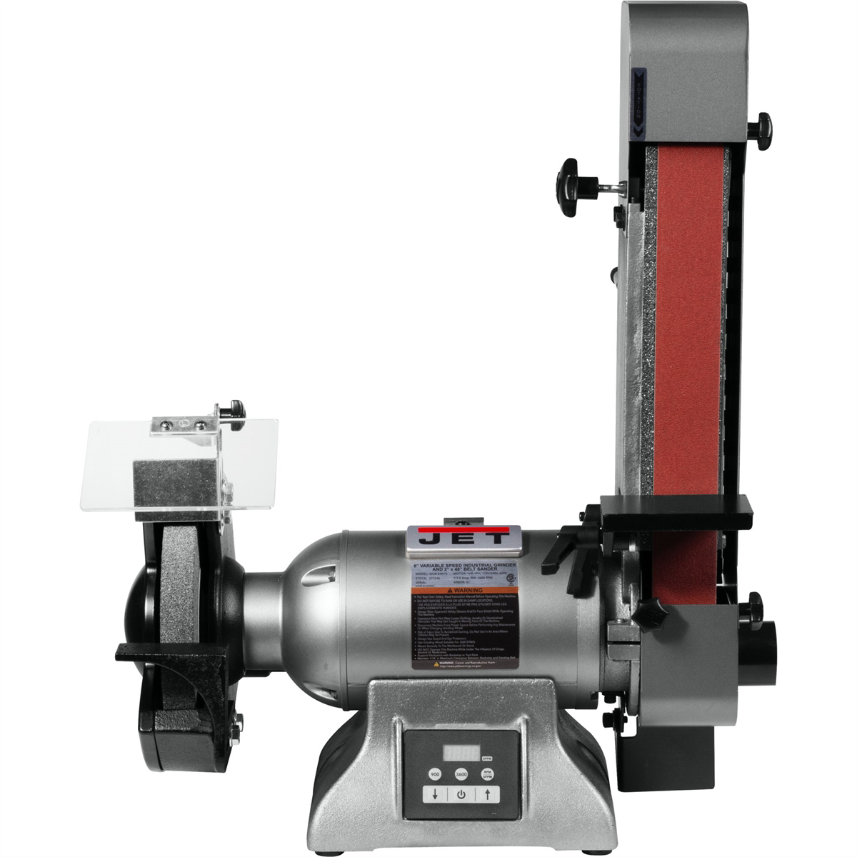 Jet Tools IBGB-248VS Combination 8" Variable Grinder with 2"x48" Belt Sander