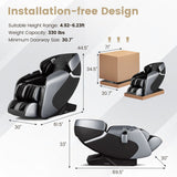 Massage Chair-black - Color: Black
