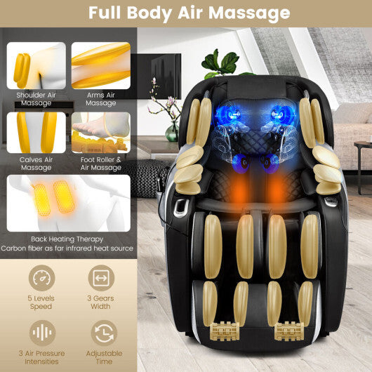 Massage Chair-black - Color: Black