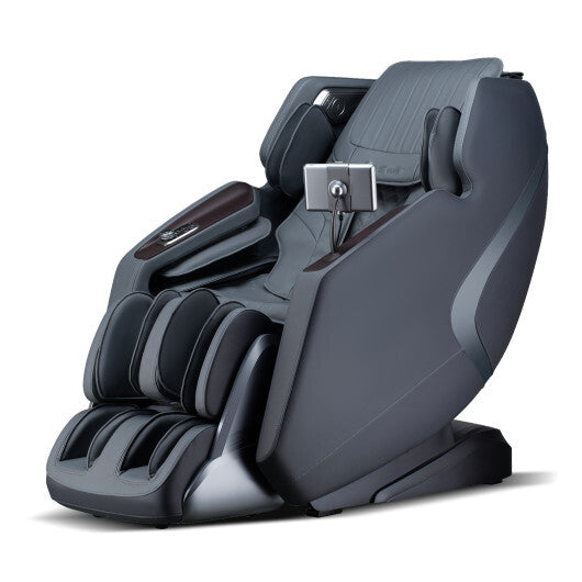 3D SL-Track Full Body Massage Chair with Zero-Gravity Design-Brown