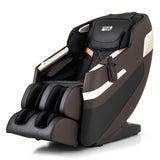 Relaxation 44 - Fully Body Massage Chair with Airbags and Waist Heater-Brown - Color: Brown