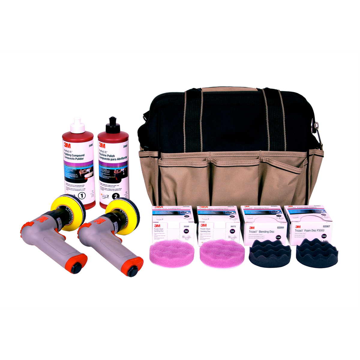 3M Perfect-It Headlight Lens Restoration Kit (Professional Use), 02516
