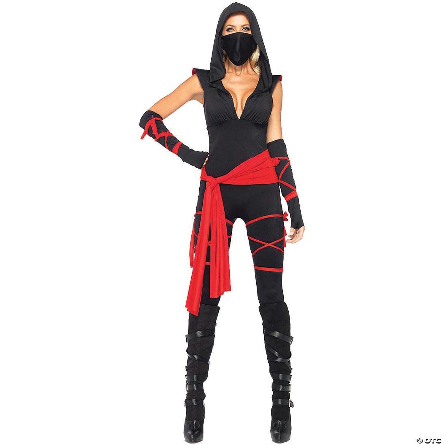 Ninja blk/red 4pc 3x/4x