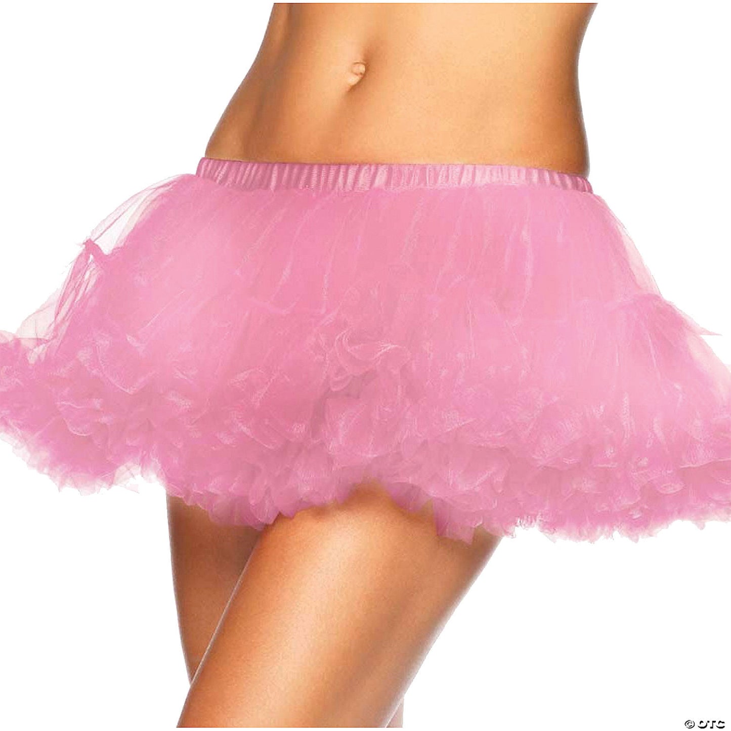 Puffy chiffon mini petticoat-pink