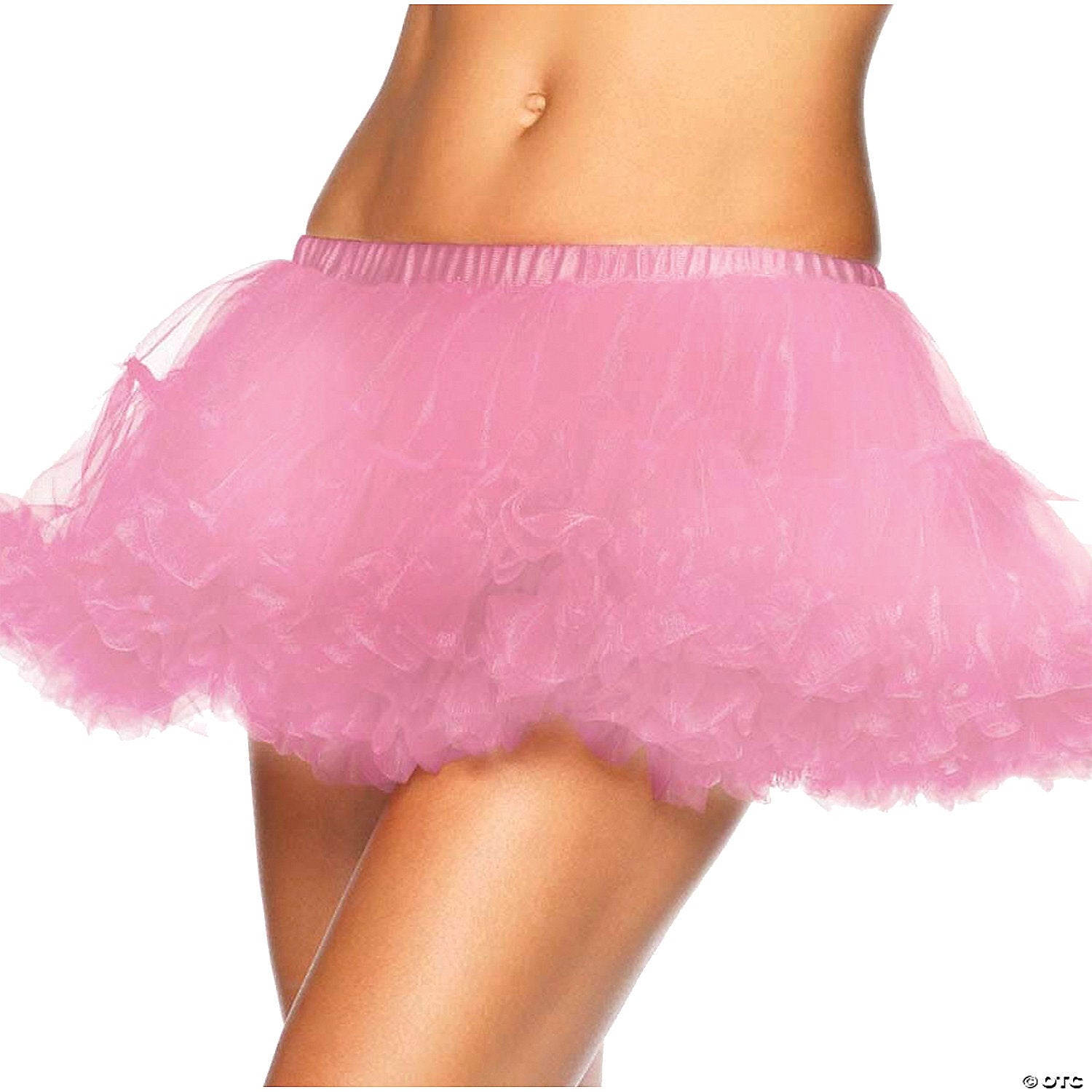 Puffy chiffon mini petticoat-pink