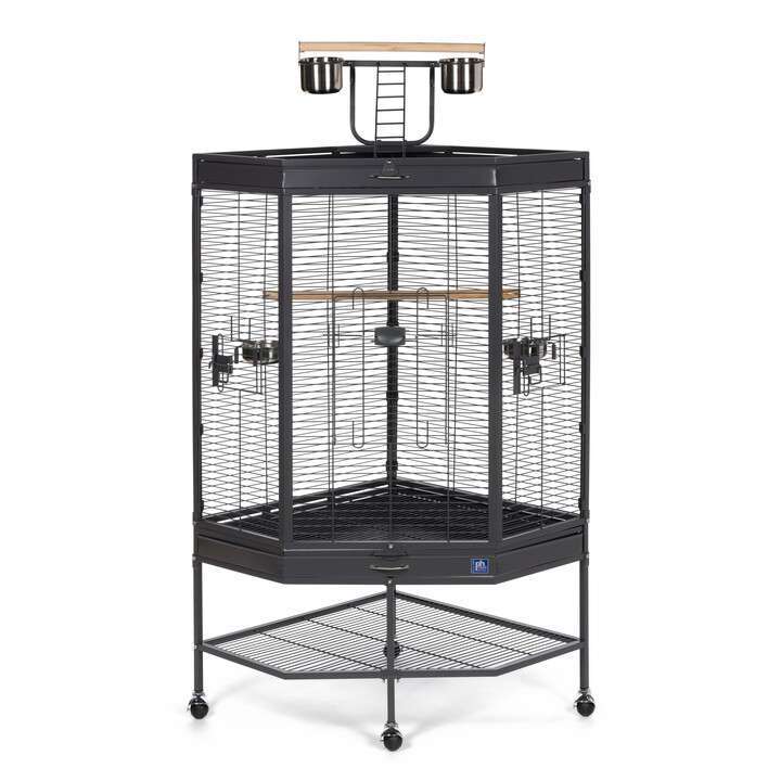 Prevue pet Corner Cage with Playtop