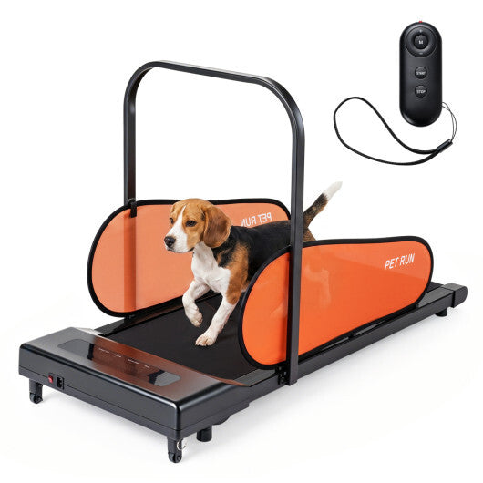 Pet Treadmill for Small & Medium Dogs with LED Display and Adjustable Speed-Black