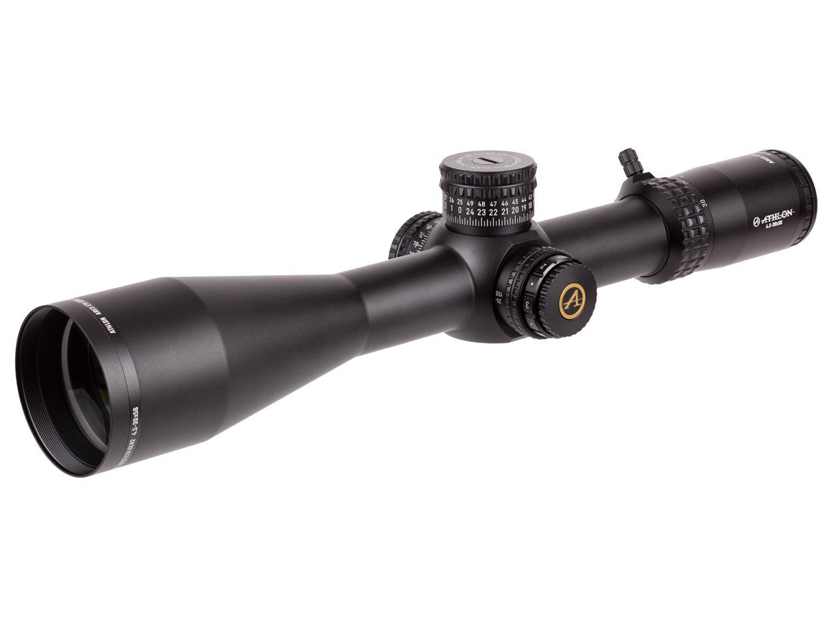 Athlon Optics 4.5-30x56 Ares ETR Gen2 UHD, APLR12 FFP IR MOA Reticle, 1/4 MOA, 34mm Tube