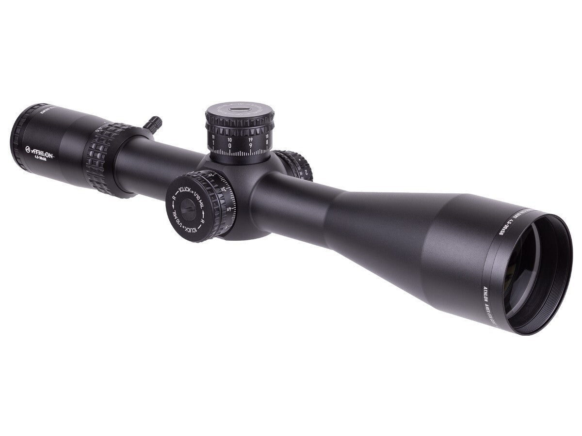 Athlon Optics 4.5-30x56 Ares ETR Gen2 UHD, APRS12 FFP IR MIL Reticle, .1 MIL, 34mm Tube