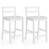 3-Piece Kitchen Furniture Set: Kitchen Island + 2 Bar Stools + Narrow Storage Cart