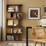 All-in-One Home Office Furniture Bundle - Ergonomic Chair  Spacious Desk  Multi-Drawer Cart  Bookshelf & Accent Chairs