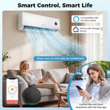 12000 BTU Smart Mini Split AC/Heater Works with Alexa & Google Assistant - Color: White