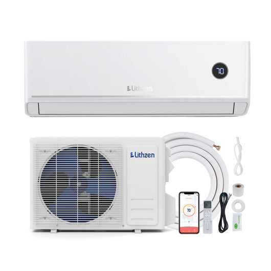 12000 BTU Smart Mini Split AC/Heater Works with Alexa & Google Assistant