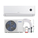 12000 BTU Smart Mini Split AC/Heater Works with Alexa & Google Assistant