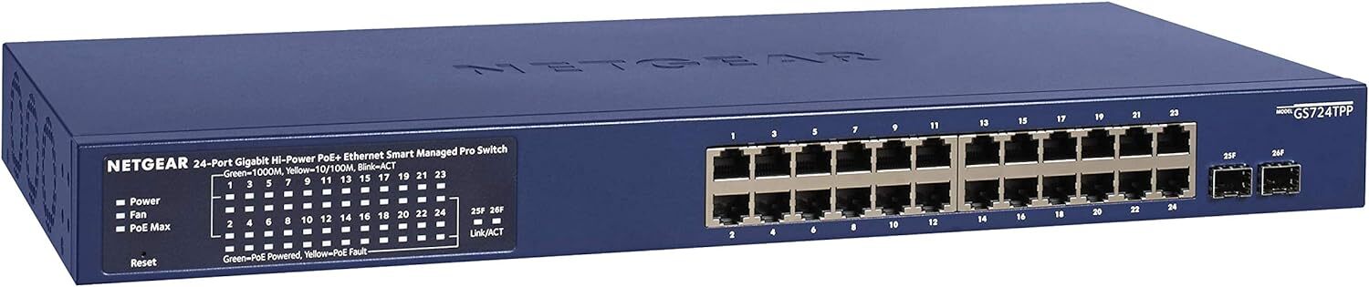NETGEAR 24P GE POEplus SMART SWITCH