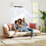 12000 BTU 22 SEER2 Mini Split AC: Rapid Cooling to 60°F / Heating to 90°F  Turbo Speed for 750 Sq.Ft