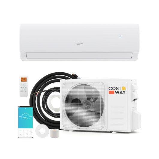 Energy-Efficient 23000 BTU Inverter Mini Split AC/Heater | 1500 sq ft Cooling & Heating  R32 Refrigerant - Color: White - Size: 23000 BTU