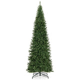 Costway 12 FT Artificial Christmas Tree with 800 Warm White LED Lights for Home Party Shopping Mall
