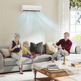 23000 BTU 208/230V Mini Split Heat Pump Heats at 5°F  Anti-Freeze Chassis Technology