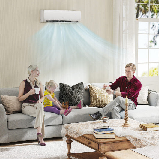 23000 BTU 208/230V Mini Split Heat Pump Heats at 5°F  Anti-Freeze Chassis Technology