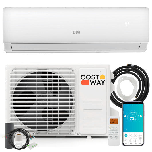 23000 BTU 208/230V Mini Split Heat Pump Heats at 5?&deg;F  Anti-Freeze Chassis Technology